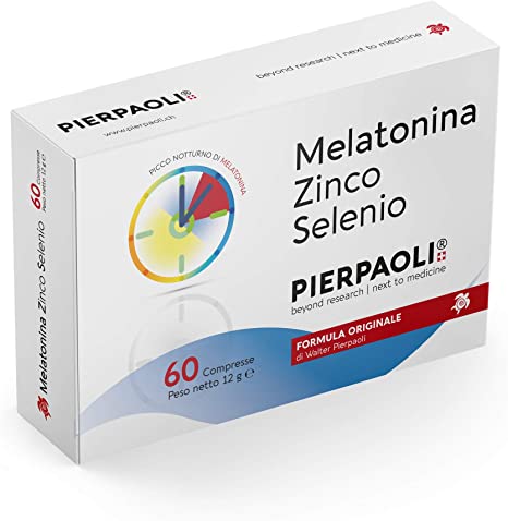 MELATONINA ZINCO SELENIO PIERPAOLI 60 COMPRESSE  - Farmacianuova.eu