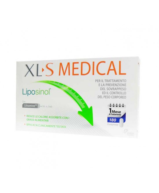 XLS MEDICAL LIPOSINOL 1 MESE TRATTAMENTO 180 COMPRESSE - Farmacianuova.eu