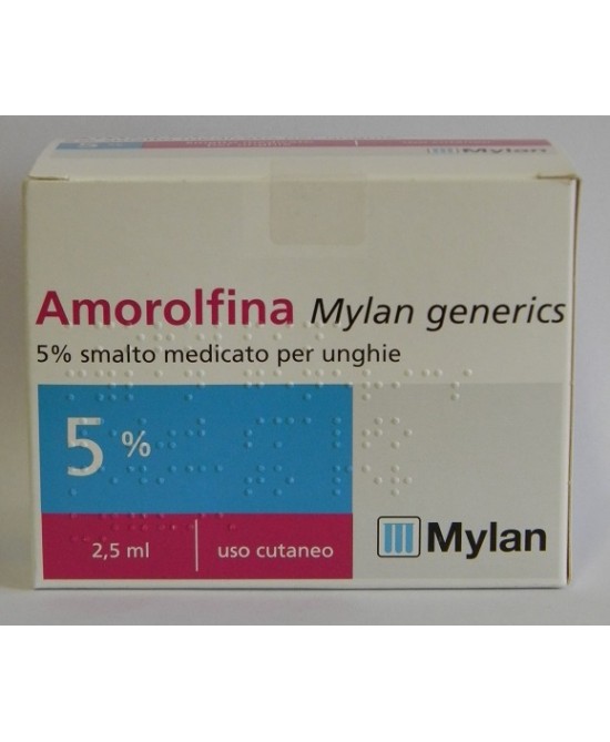 AMOROLFINA MY*SMALTO 2,5ML 5% - Farmacianuova.eu