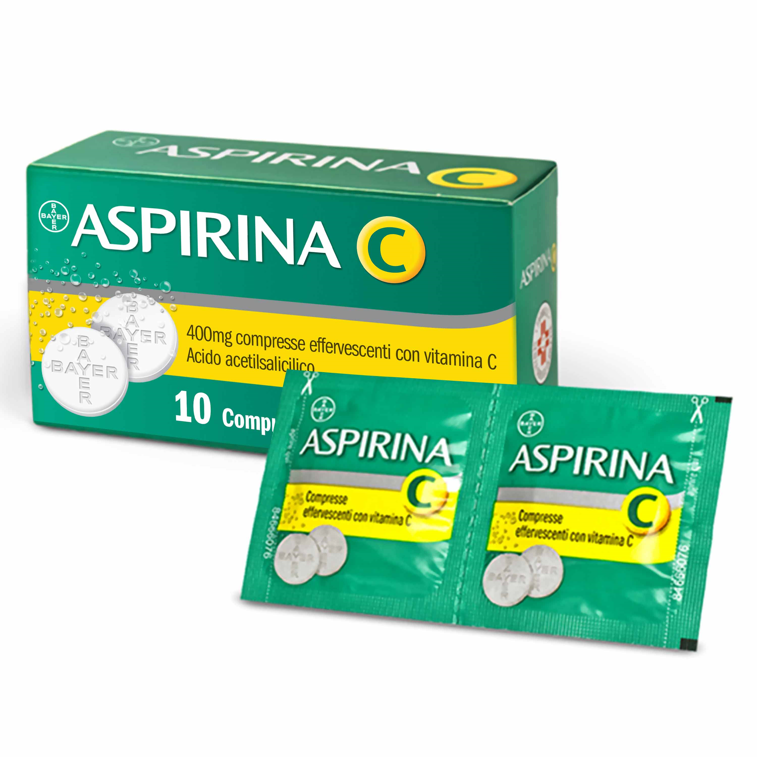 ASPIRINA C*10CPR EFF 400+240MG - Farmacianuova.eu