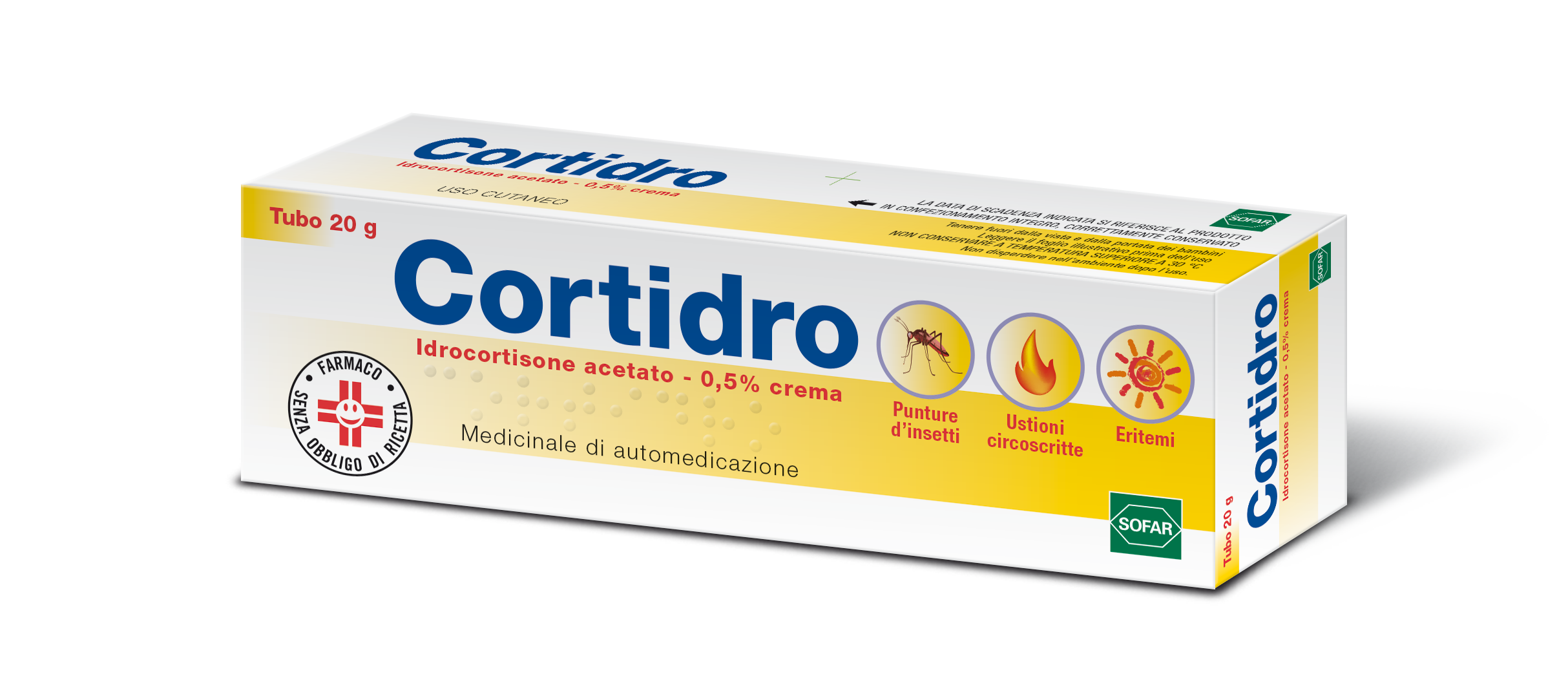 CORTIDRO*CREMA 20G 0,5% - Farmacianuova.eu