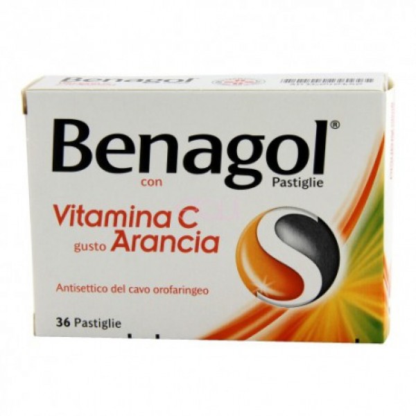 BENAGOL VIT C*36PAST ARANCIA - Farmacianuova.eu