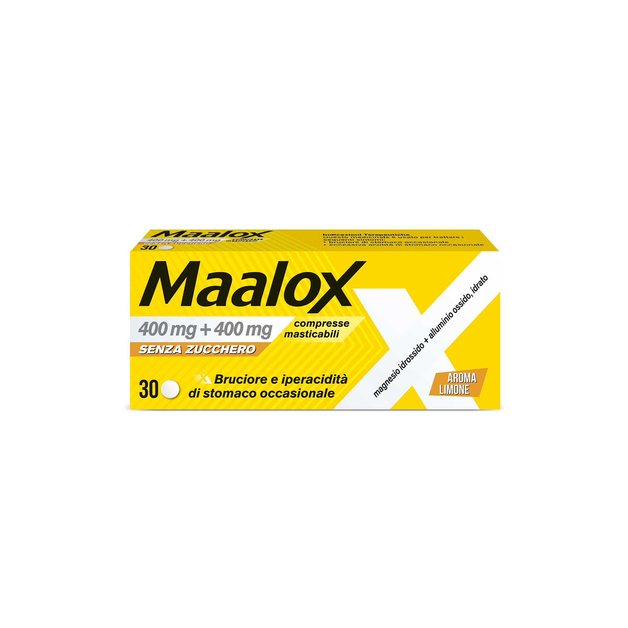 MAALOX*S/Z 30CPR LIMO400+400MG - Farmacianuova.eu