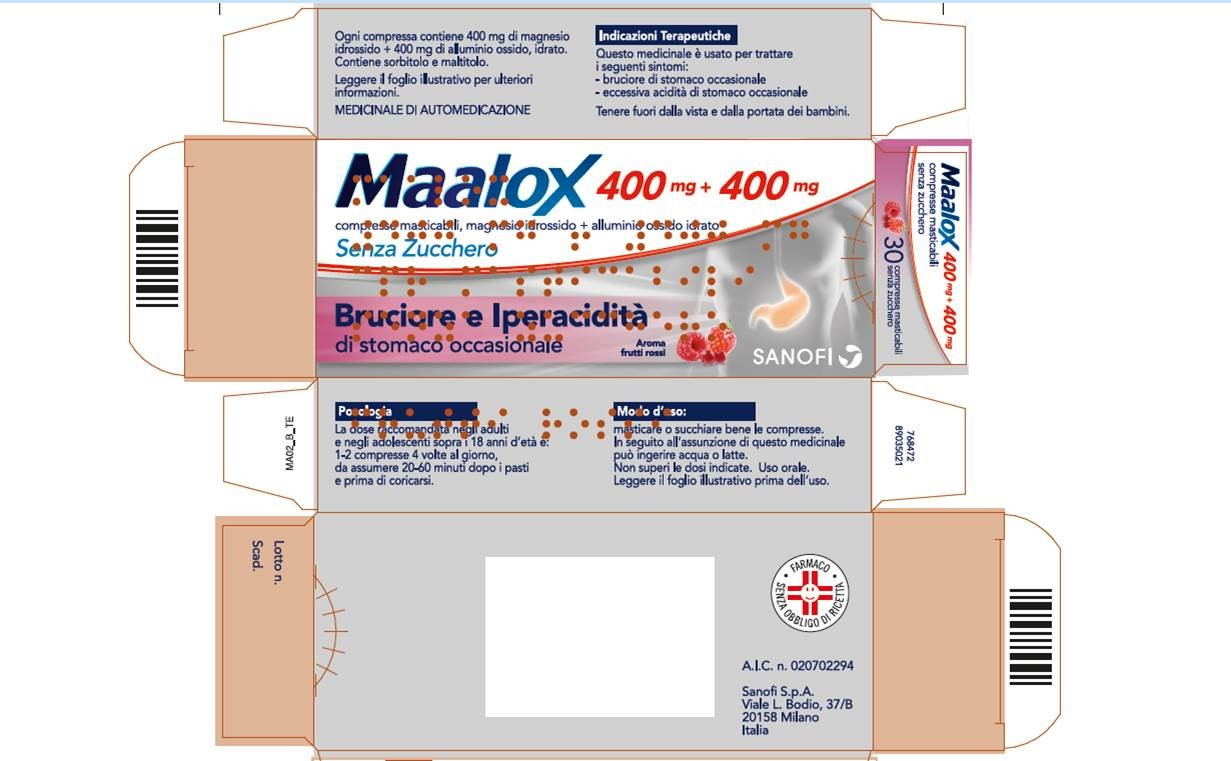 MAALOX*S/Z 30CPR MAST400+400MG - Farmacianuova.eu