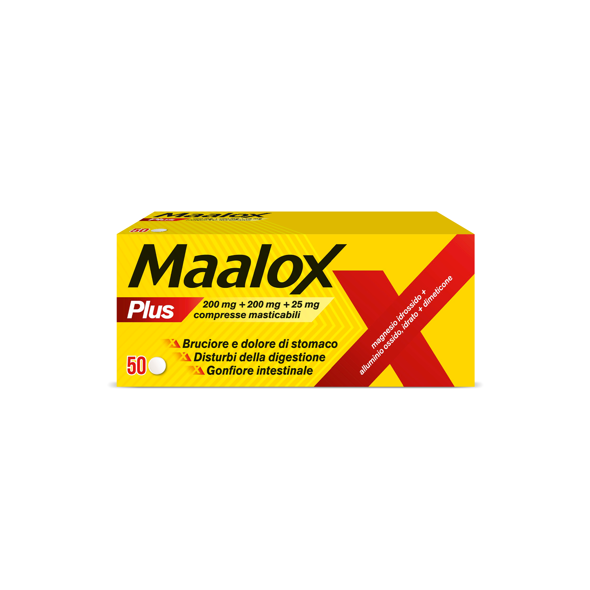 MAALOX PLUS*50CPR MAST - Farmacianuova.eu