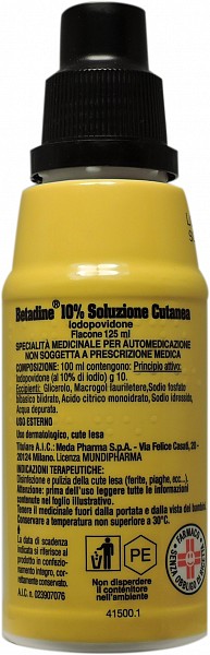 BETADINE*SOLUZ CUT 125ML 10% - Farmacianuova.eu