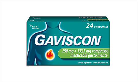 GAVISCON*24CPR MENT250+133,5MG - Farmacianuova.eu
