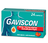 GAVISCON*24CPR FRAG250+133,5MG - Farmacianuova.eu