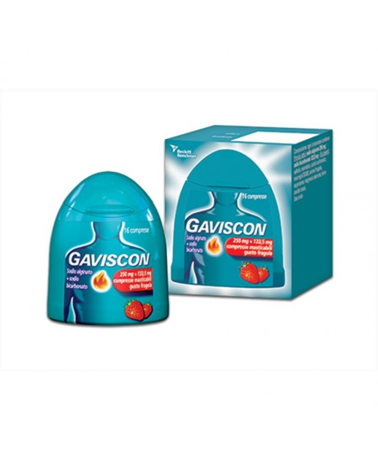 GAVISCON*16CPR FRAG250+133,5MG - Farmacianuova.eu