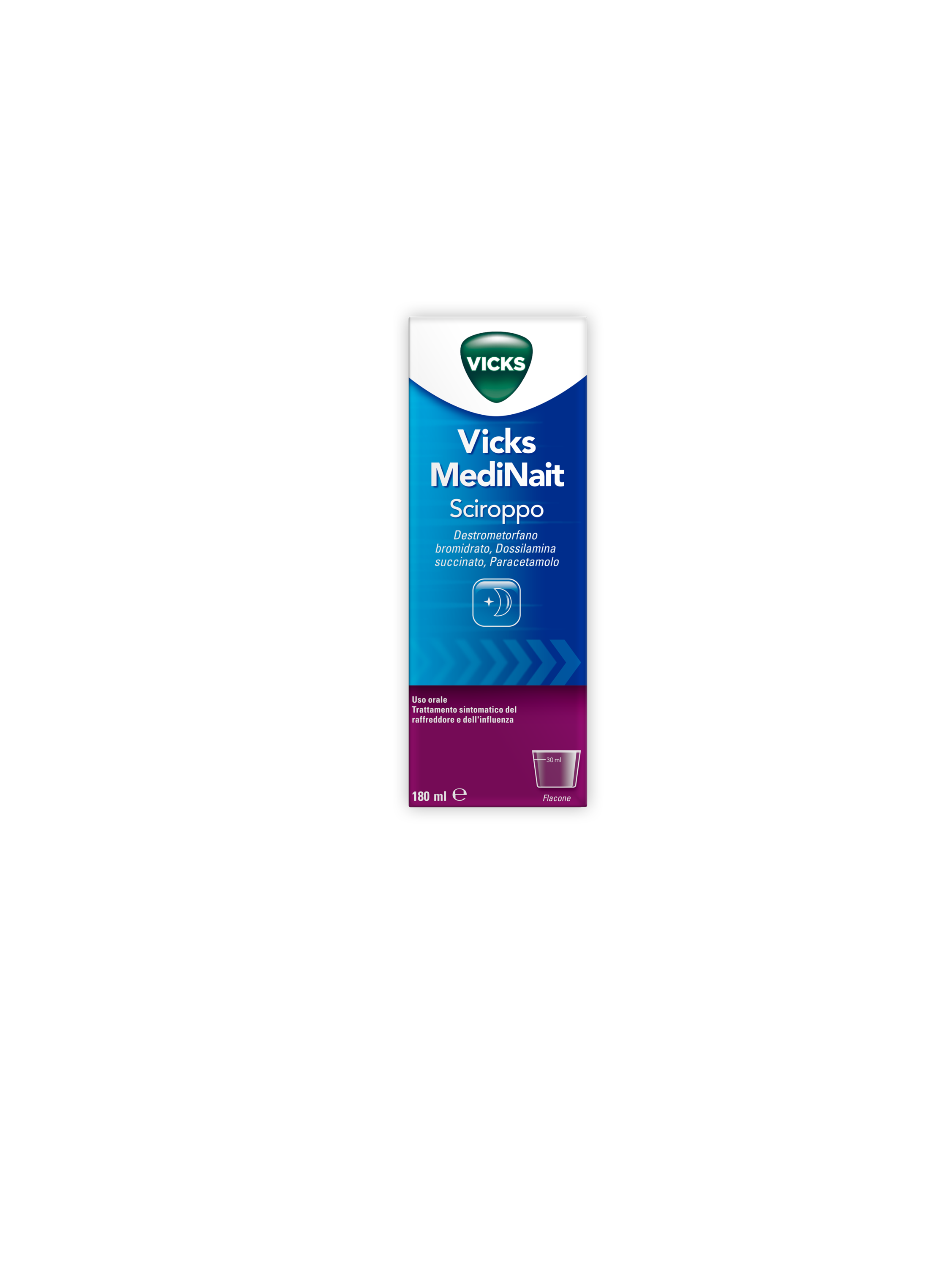 VICKS MEDINAIT*SCIR 180ML - Farmacianuova.eu
