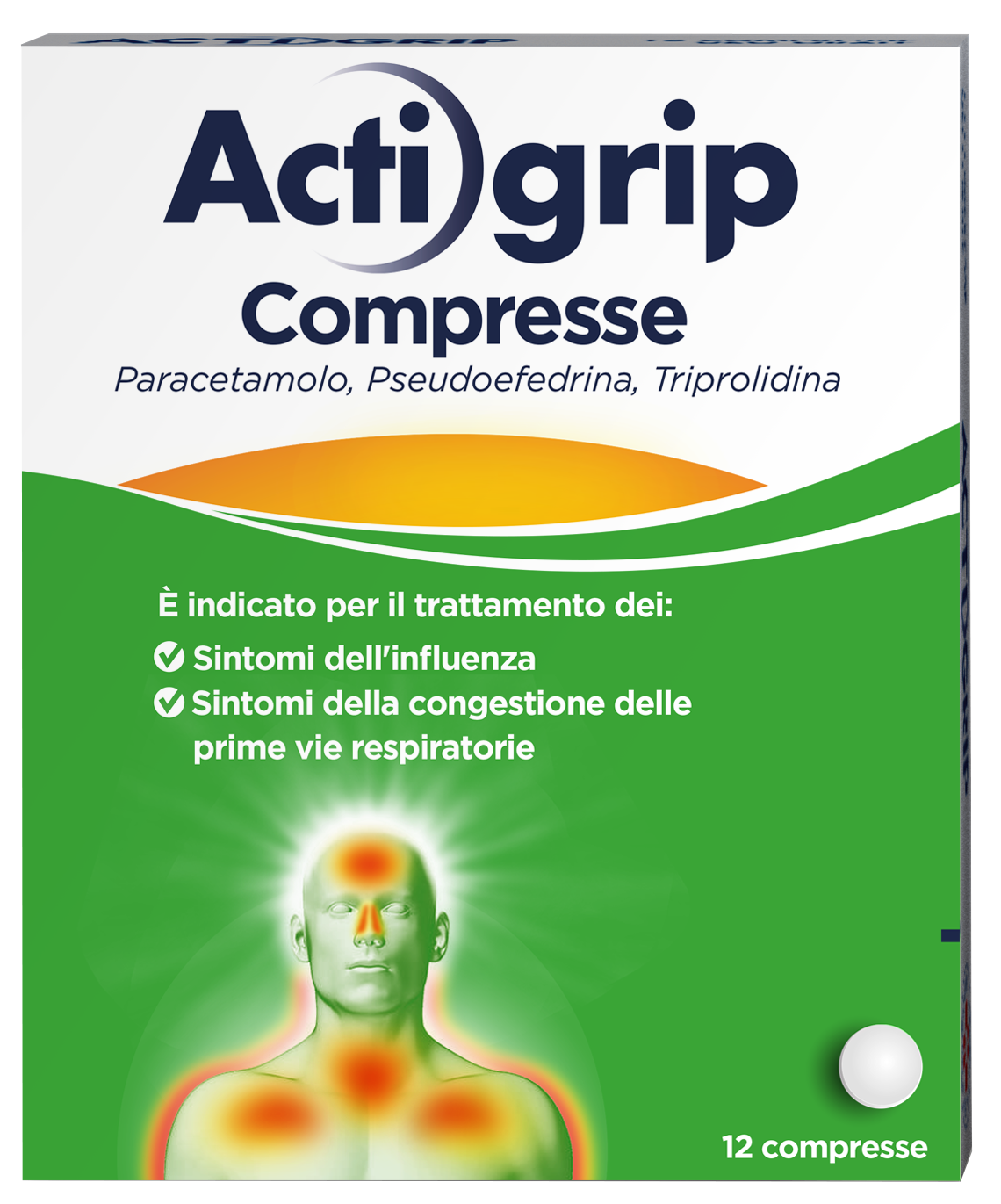 ACTIGRIP*12CPR 2,5+60+500MG - Farmacianuova.eu