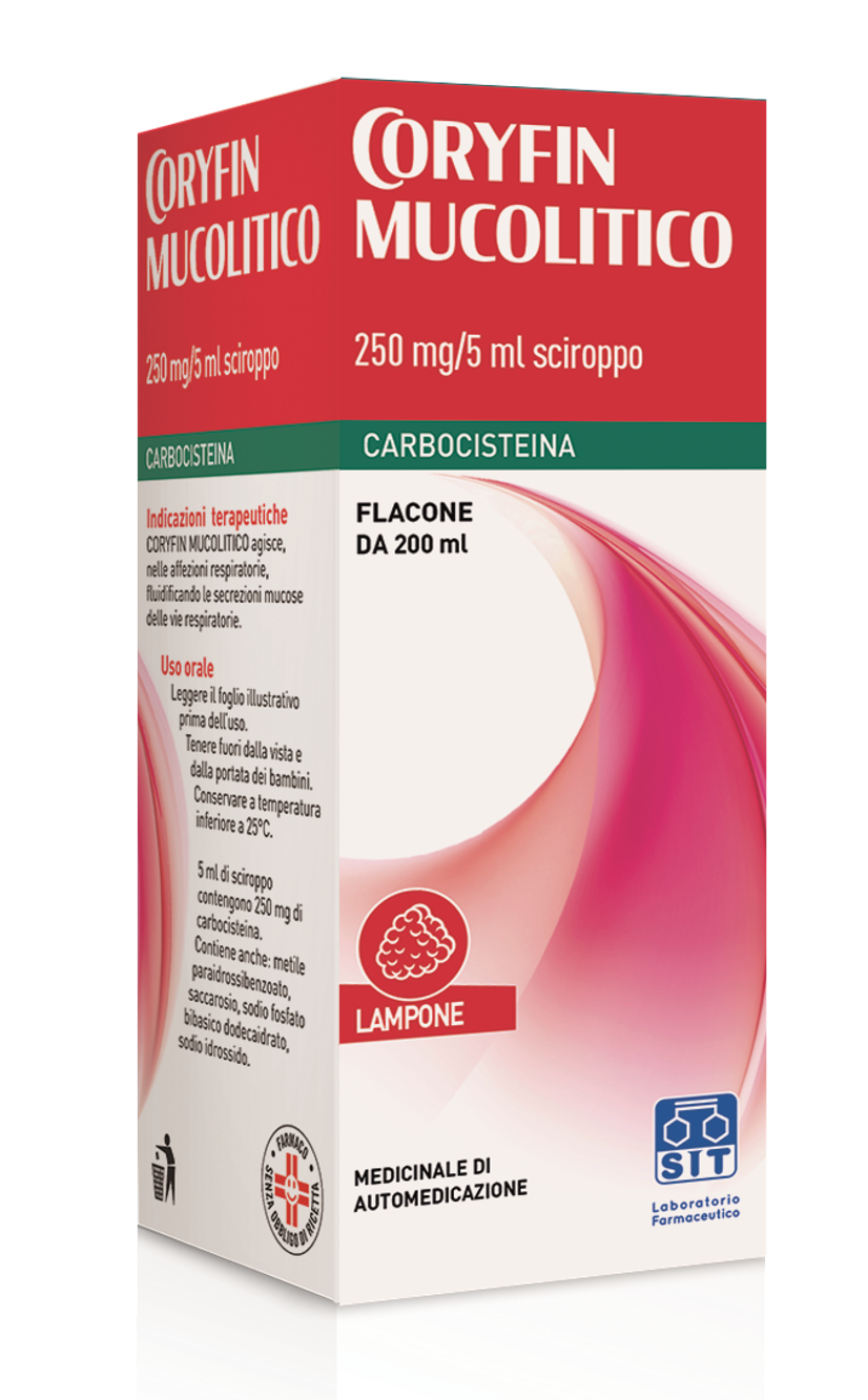 CORYFIN MUCOLITICO*SCIR 200ML - Farmacianuova.eu