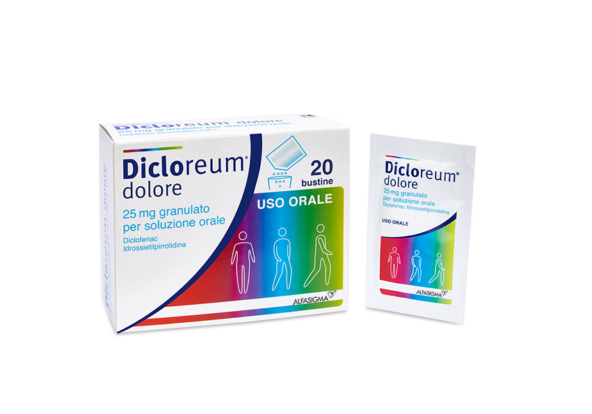 DICLOREUM DOLORE*20BUST 25MG - Farmacianuova.eu
