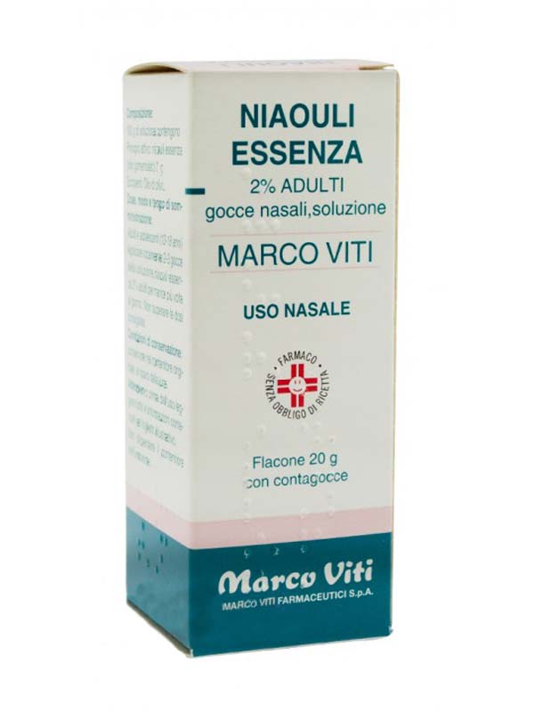 NIAOULI ESSENZA MV*2% GTT 20G - Farmacianuova.eu