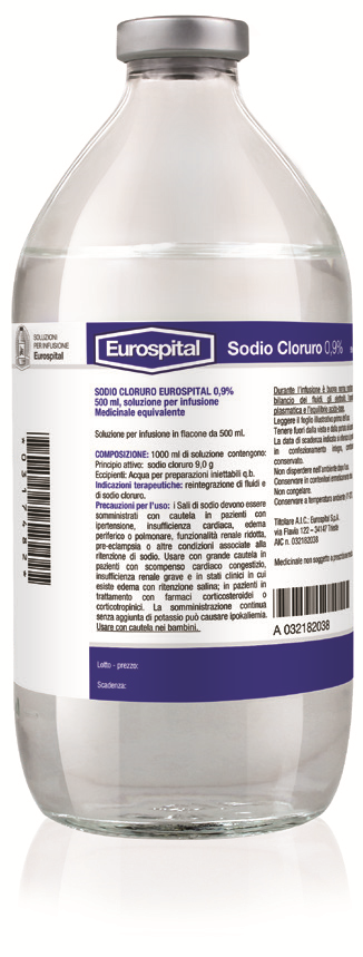SODIO CLORURO EUROS*0,9% 500ML - Farmacianuova.eu