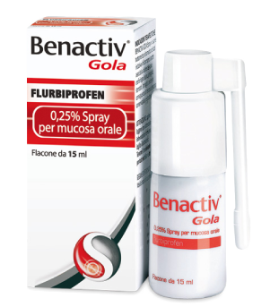 BENACTIV GOLA*SPRAY 15ML 0,25% - Farmacianuova.eu