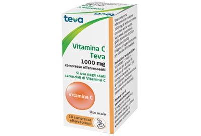 VITAMINA C TEVA*10CPR EFF 1G - Farmacianuova.eu