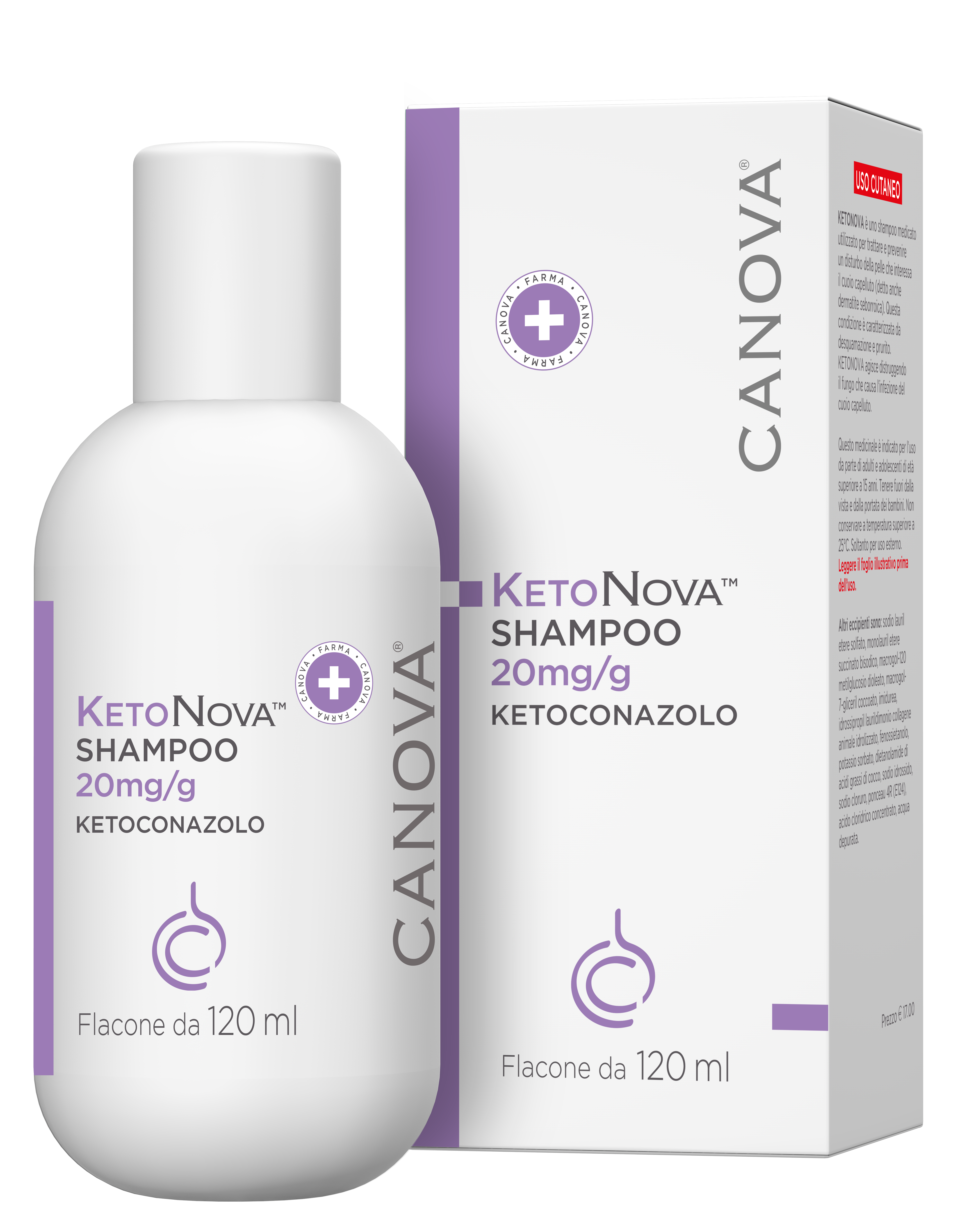 KETONOVA*SHAMPOO 120ML 20MG/G - Farmacianuova.eu