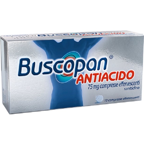Buscopan Antiacido 10 Compresse Effervescenti 75mg - Farmacianuova.eu