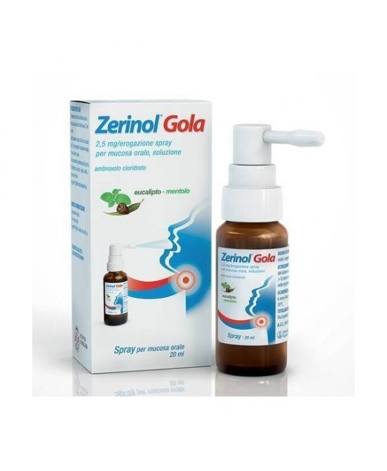ZERINOL GOLA*SPR 20ML 2,5MG/ER - Farmacianuova.eu