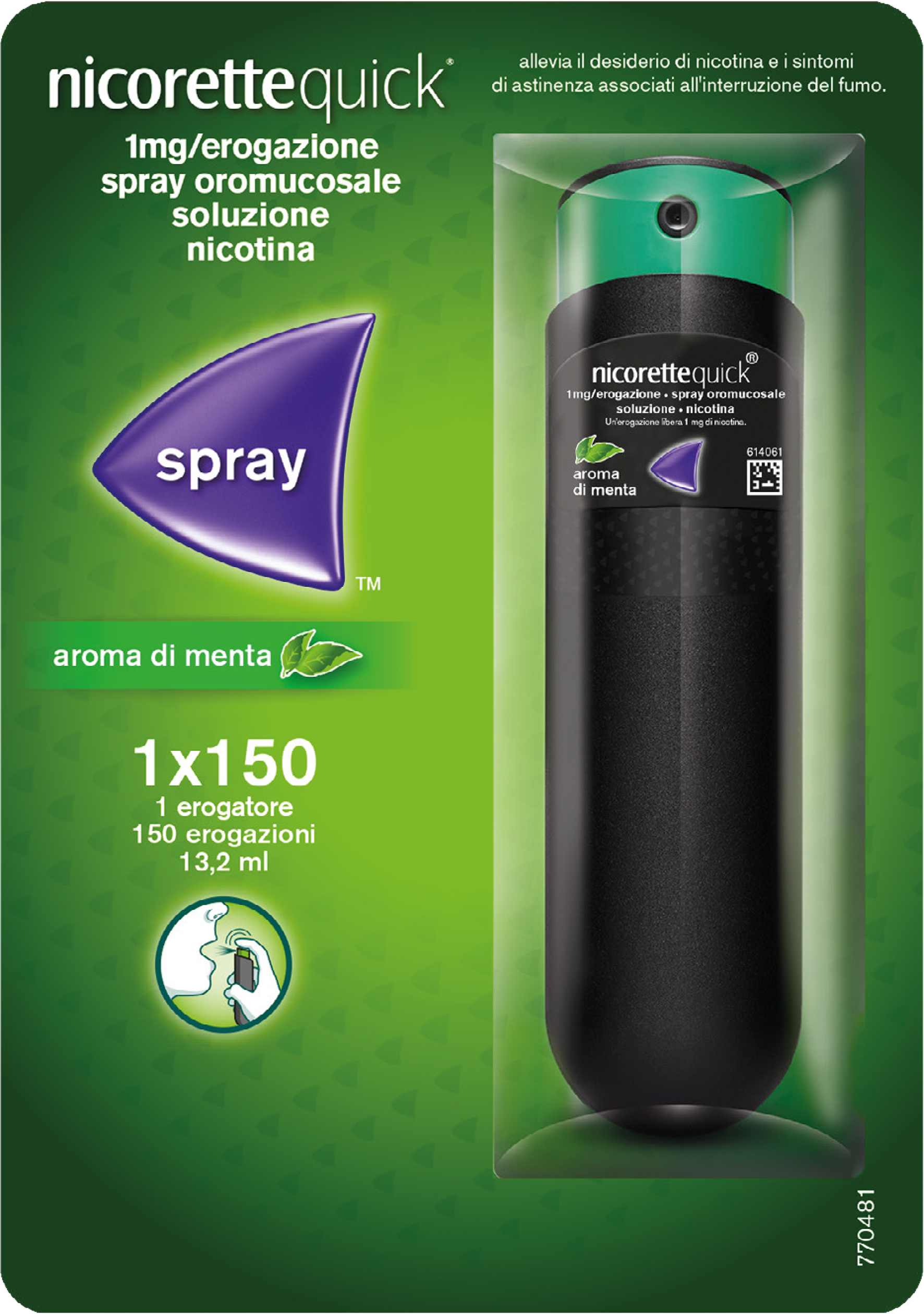 NICORETTEQUICK*SPRAY 1FL 150D - Farmacianuova.eu