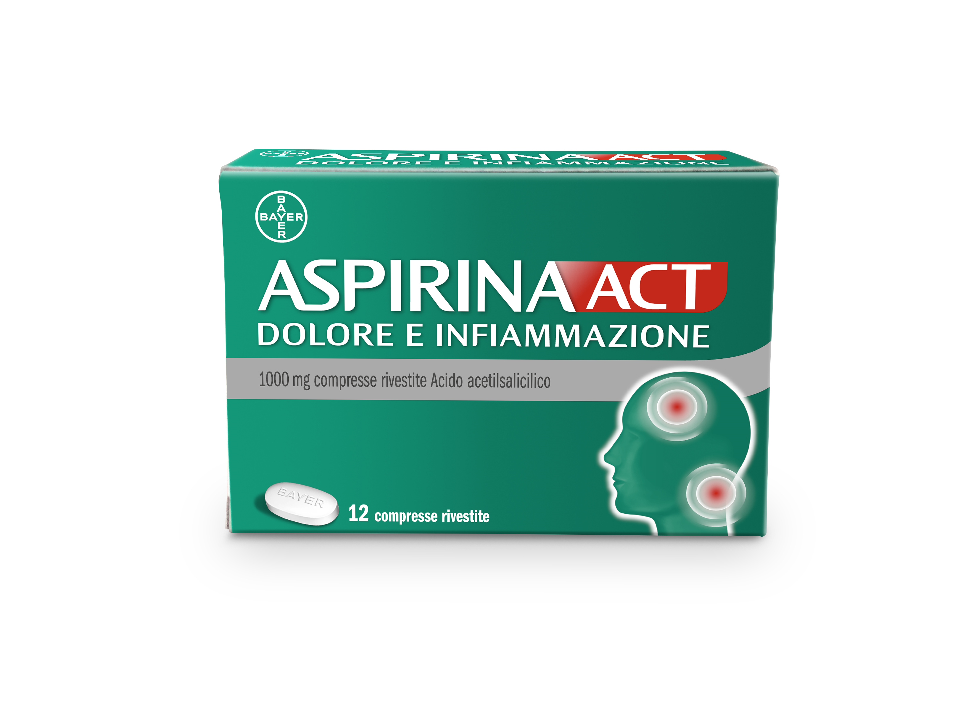 ASPIRINAACT DOL INF*12CPR 1G - Farmacianuova.eu