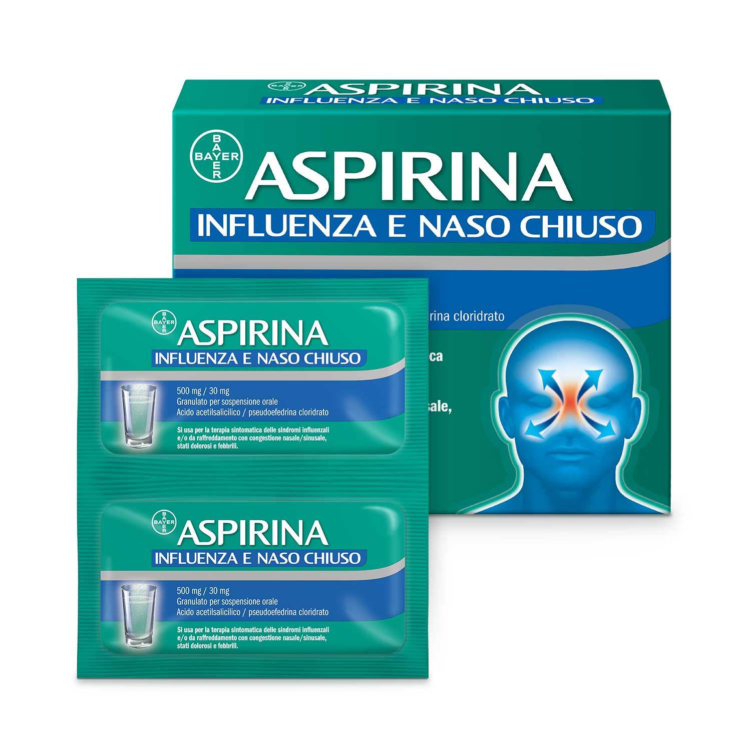 ASPIRINA INFLUENZA E NASO C*10 - Farmacianuova.eu