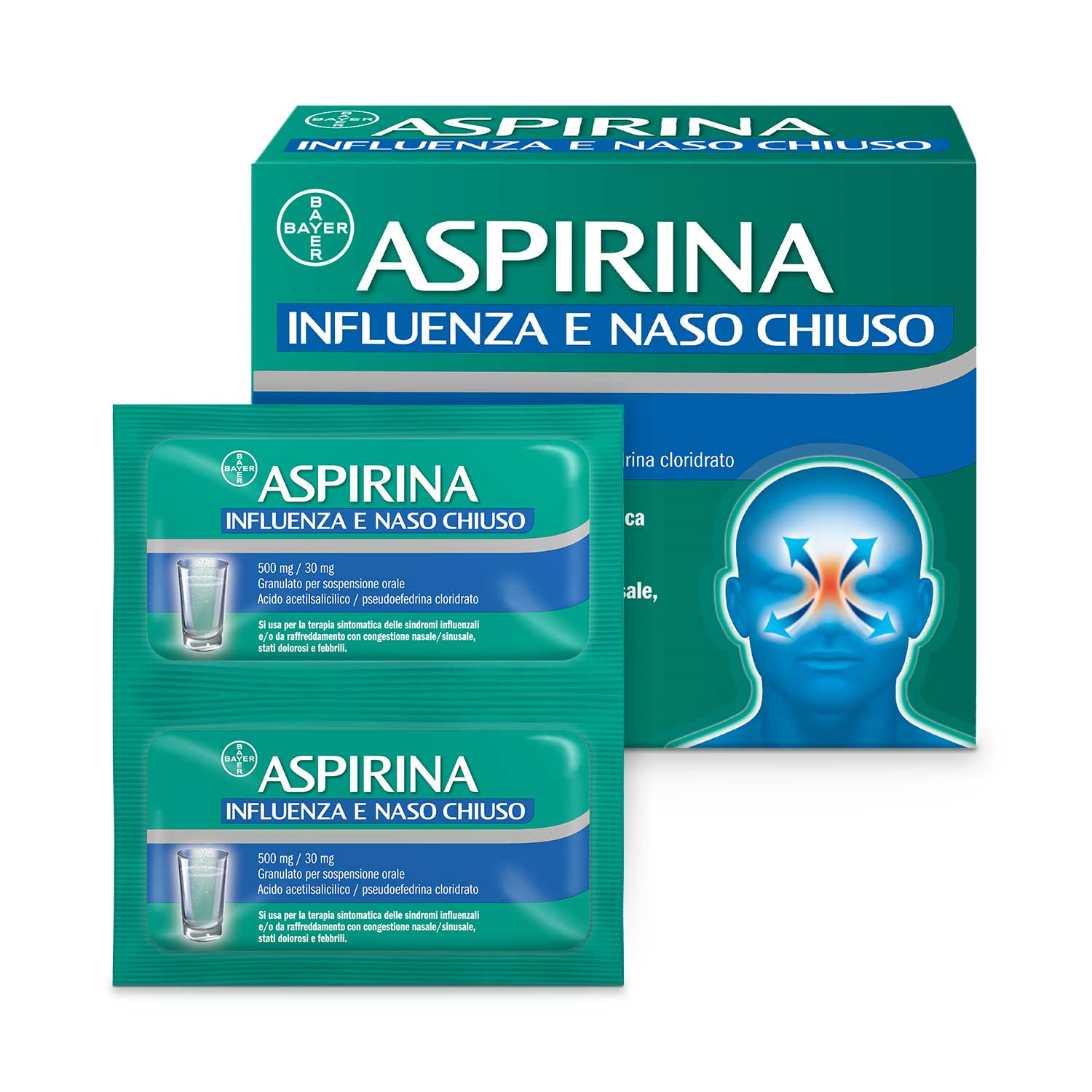ASPIRINA INFLUENZA E NASO C*20 - Farmacianuova.eu