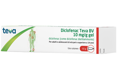 DICLOFENAC TEVA*GEL 60G 10MG/G - Farmacianuova.eu