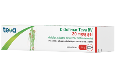DICLOFENAC TEVA*GEL 60G 20MG/G - Farmacianuova.eu