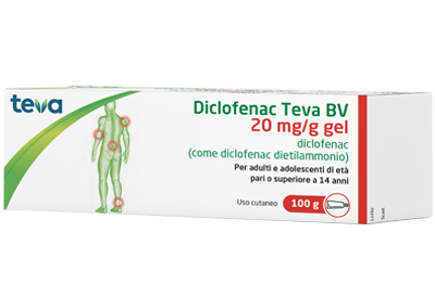DICLOFENAC TEVA*GEL100G 20MG/G - Farmacianuova.eu