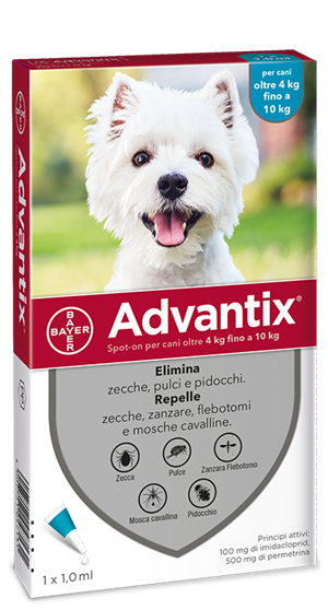 ADVANTIX SPOT ON*1PIP 4-10KG - Farmacianuova.eu