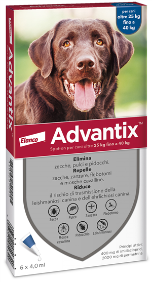 ADVANTIX SPOT ON*6PIP 25-40KG - Farmacianuova.eu