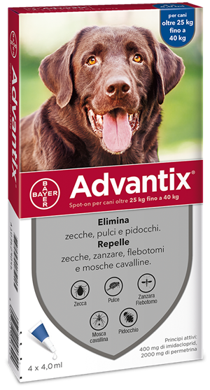 ADVANTIX SPOT ON*4PIP 25-40KG - Farmacianuova.eu