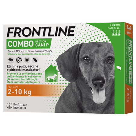 FRONTLINE COMBO*3PIP 2-10KG CA - Farmacianuova.eu