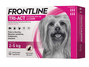FRONTLINE TRI-ACT*6PIP 2-5KG - Farmacianuova.eu