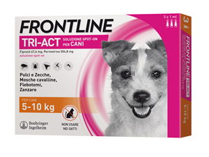 FRONTLINE TRI-ACT*3PIP 5-10KG - Farmacianuova.eu