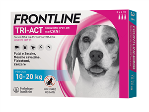 FRONTLINE TRI-ACT*3PIP 10-20KG - Farmacianuova.eu