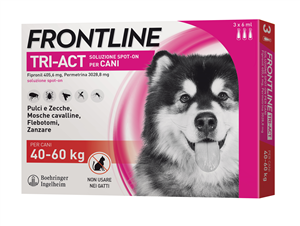 FRONTLINE TRI-ACT*3PIP 40-60KG - Farmacianuova.eu