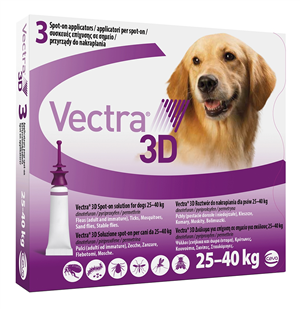 VECTRA 3D*3PIP 25-40KG VIOLA - Farmacianuova.eu