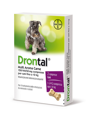 DRONTAL MULTI AR CARNE*2CPR - Farmacianuova.eu