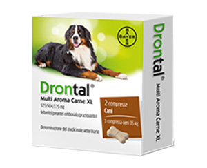 DRONTAL MULTI AR CARNE XL*2CPR - Farmacianuova.eu
