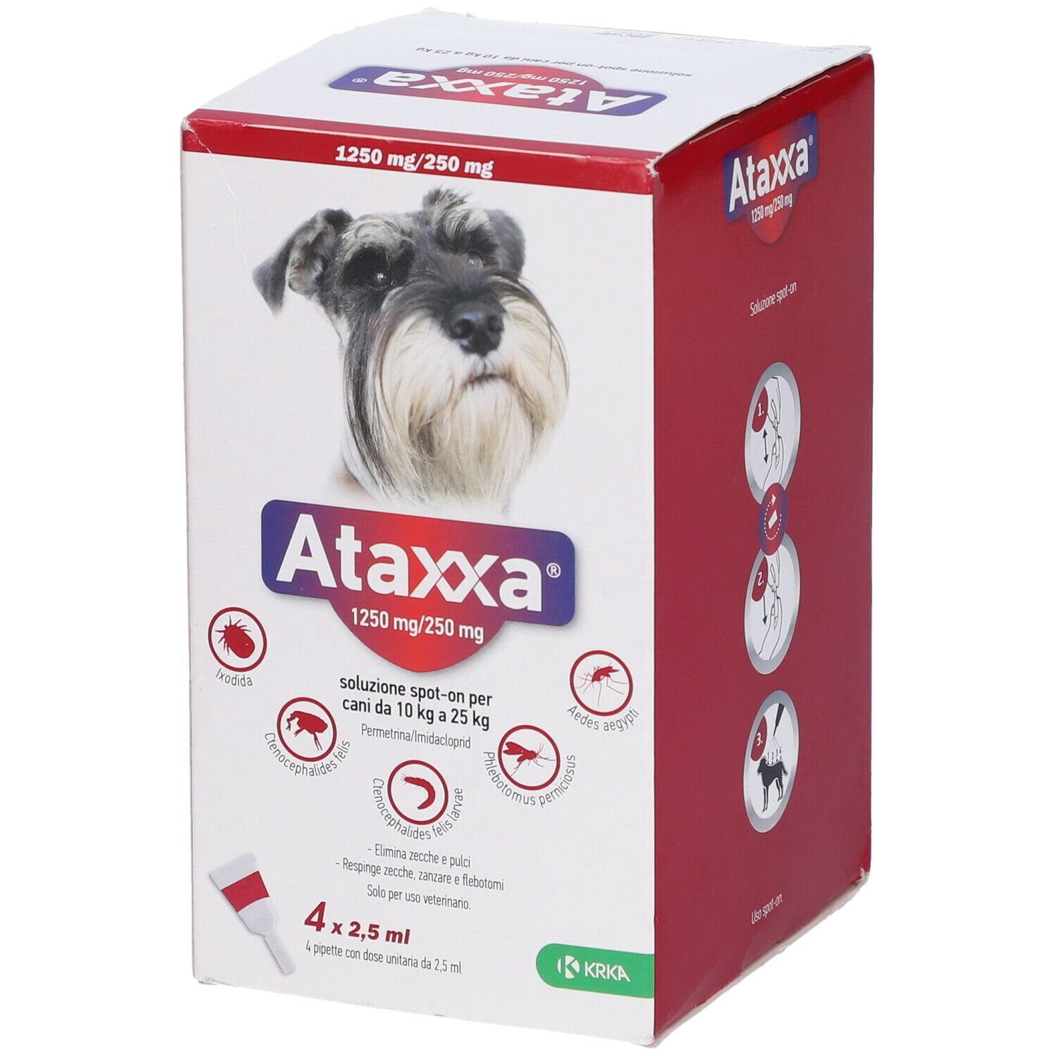 ATAXXA SPOTON*4PIP 10-25KG - Farmacianuova.eu
