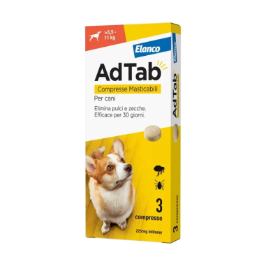 ADTAB*3CPR 225MG CANI 5,5-11KG - Farmacianuova.eu