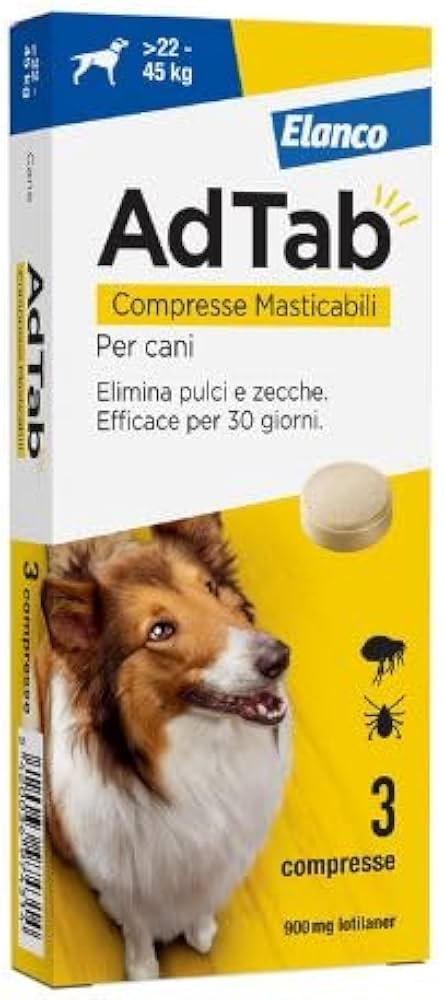 ADTAB*3CPR 900MG CANI 22-45KG - Farmacianuova.eu