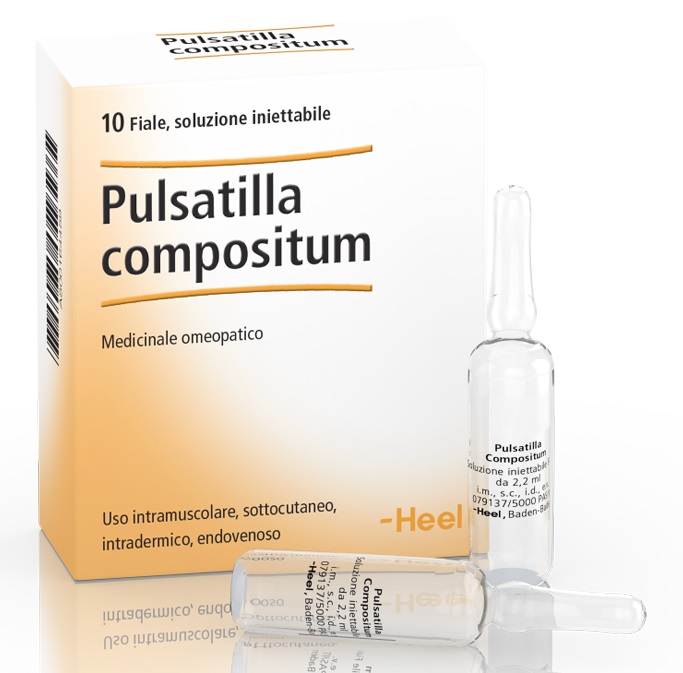 HEEL PULSATILLA COMPOSITUM 10 FIALE DA 2,2 ML L'UNA - Farmacianuova.eu
