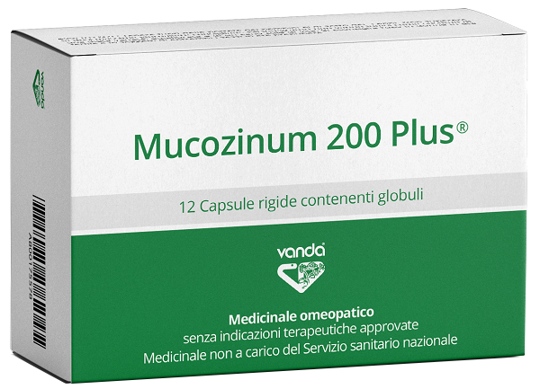 VANDA MUCOZINUM 200 PLUS 12 CAPSULE - Farmacianuova.eu