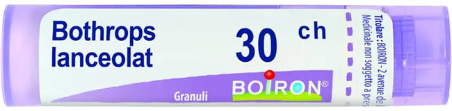 BOTHROPS LANCEOLATUS 30CH GRANULI - Farmacianuova.eu