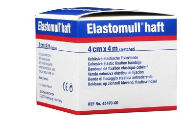 BENDA ELASTICA AUTOADESIVA ELASTOMULL HAFT COMPRESSIONE FORTE 4X400 CM - Farmacianuova.eu