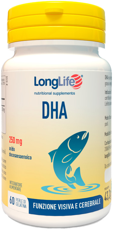 LONGLIFE DHA 250 MG 60 PERLE - Farmacianuova.eu